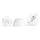 Okuli 12 x Silicone Earbuds for Sony WF-C500 Headphones Earphones in White - Image 5
