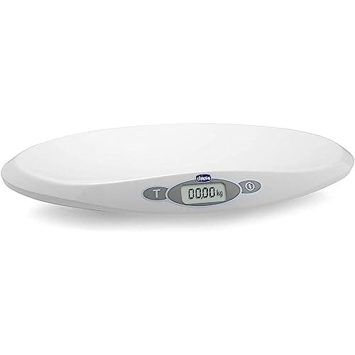 Chicco Electronic Baby Scales, Baby Scales with LCD Display for Newborns and up to 20 kg, Tracks Your Child's Growth, Memorizes the Last Weighing, with Tare Function – White - Image 2