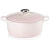 Le Creuset Signature Enamelled Cast Iron Casserole with Lid, Ø 24 cm, Round, 4.2 L, 4.3 kg, Shell pink, 21177247774430 - Image 2