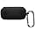 kwmobile Earphone Case Compatible with SteelSeries Arctis Gamebuds - Protective Silicone Case - Black - Image 2