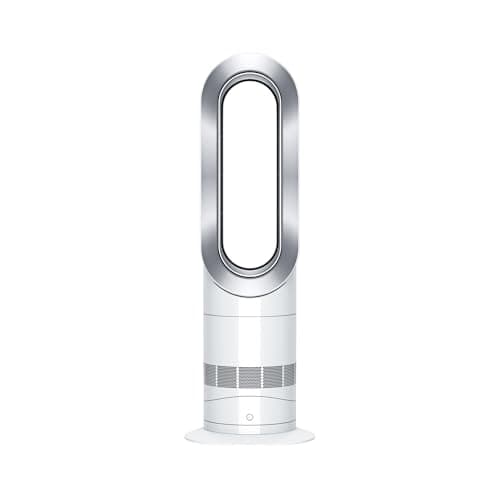 Dyson Hot+Cool Jet Focus Chauffage et ventilateur AM09 – 2-en-1 : chauffe et refroidit avec flux d’air puissant (Blanc/Argent) - Image 2