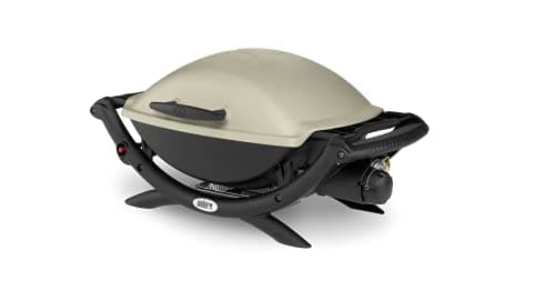 Weber Q2000 55 x 39 cm Gas Barbecue with Folding Side Tables Titanium (53060079) - Image 3