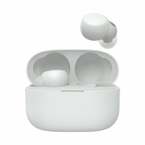 Sony WF-LS900 Écouteurs Bluetooth sans Fil à réduction du Bruit - Connexion Bluetooth Multipoint - Ultra Compact et Ultra léger - Jusqu'à 20 Heures d'autonomie avec boitier de Charge - Blanc - Image 5