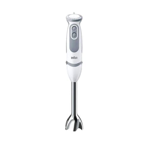 Braun MultiQuick 5 MQ5235WH, Hand Blender, 21 Speeds and Turbo Function, Splash Proof Bell, Powerbell, Easy-Click, Includes Whisks, Chopper 500 ml, 600 ml Glass, 1000 W, White - Image 6