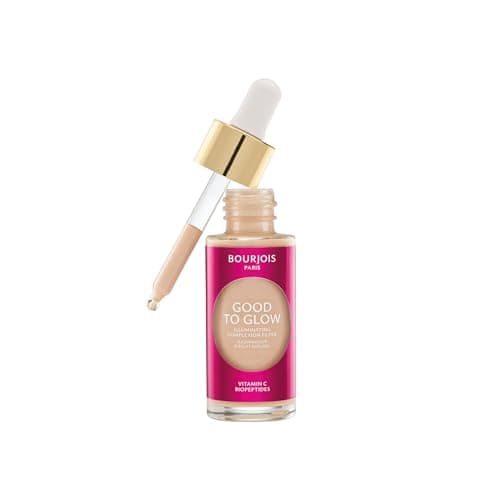 Bourjois Good To Glow Foundation Lightening Face Foundation, Natural Filter, with Vitamin C & Biopeptides, Vegan Formula, 30 ml (001) - Image 3