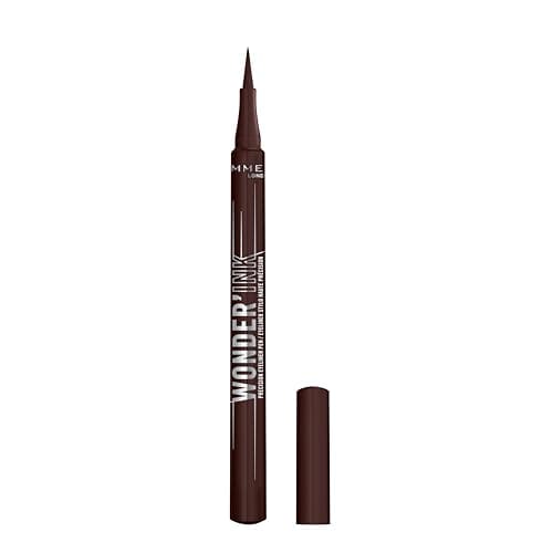 Rimmel Eyeliner Wonder'Ink, Waterproof, Longue tenue, Mate, Application facile, 002 Spiced Chestnut, 1.2 ml - Image 3