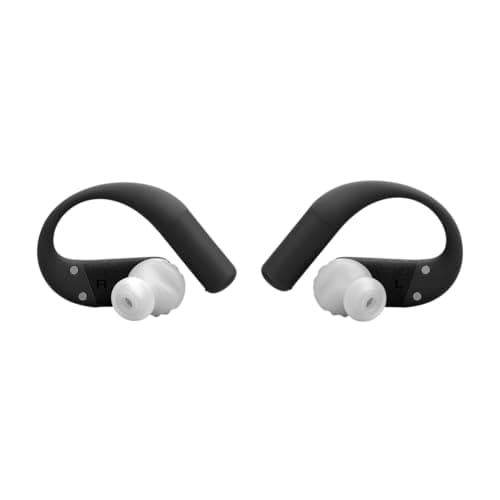 Écouteurs de sport sans fil JBL Endurance Peak4 à réduction de bruit intra-auriculaire BT, 48hrs d'autonomie, TwistLock Secure Fit, étanche à l’eau et à la poussière IP68, son JBL Pure Bass, noir/gris - Image 4