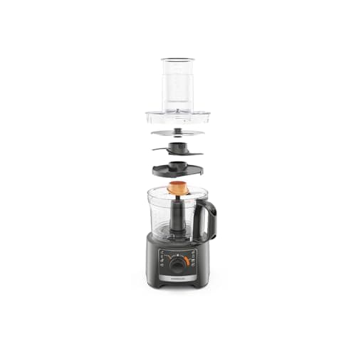 Kenwood MultiPro Compact FDP31.360GY, Food Processor, Kneading and Slicing Disc, Citrus Press, Blender 1.2L, 2 Speeds + Pulse, Bowl 2.1L, 800W, Grey - Image 5