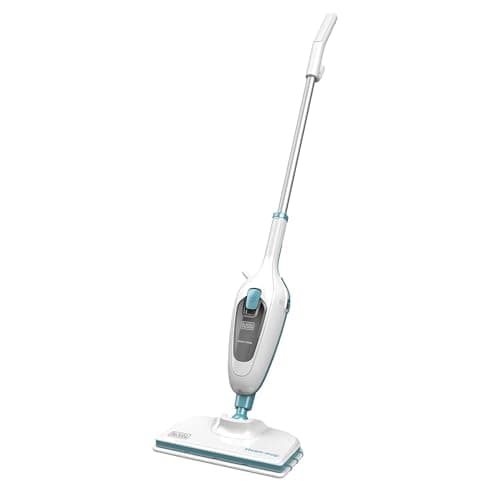 BLACK+DECKER - Balai Vapeur avec Patin Microfibre - Nettoyeur de Sol 1300W - Multi-Surfaces - Temps de Chauffe 25 sec - Tête Pivotante 180° - Réservoir 380 ml - Nettoyage Parfait - FSM13E1-QS - Image 2