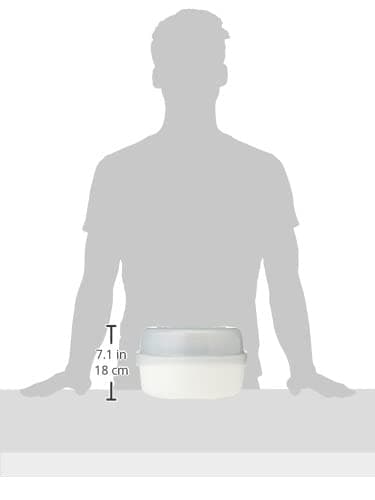 MAM Microwave Steam Sterilizer(Gray), Natural Cleaning Sterilizer, Steam Bottle Sterilizer for Disinfecting Bottles, Bottle Sterilizer - Image 6