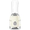 Smeg, Mini-Blender PBF00CREU, 2 Speed Levels, Safety Motor Lock, 1 x 600 ml Bottle Included, Non-Slip Base, Integrated Cord Holder, 300 W, Cream - Image 4
