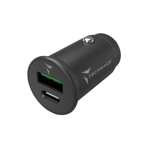 USB Car Charger - Dual USB Type-C and USB Type-A Input for Mobile Phones, Smartphones, Car Electronics Accessory, Charging Adapter, 2 USB Sockets, Cigarette Lighter Socket - Image 2