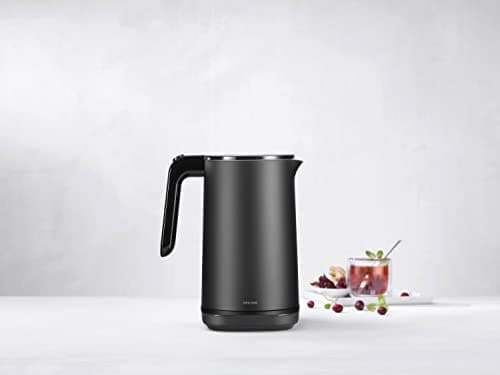 ZWILLING Electric Kettle Pro, 1.5 Liters, 1850W, 220-240V, LCD Display, Adjustable Temperature, EU Plug, Black, Enfinigy Series - Image 6
