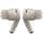 Motorola Moto Buds Plus, Wireless Earphones, Active Noise Reduction, Sound by Bose Wireless Earphones, Dolby Atmos Spatialized Sound with, Bluetooth Headphones Battery Life Up to 38h, Sand Beige - Image 5