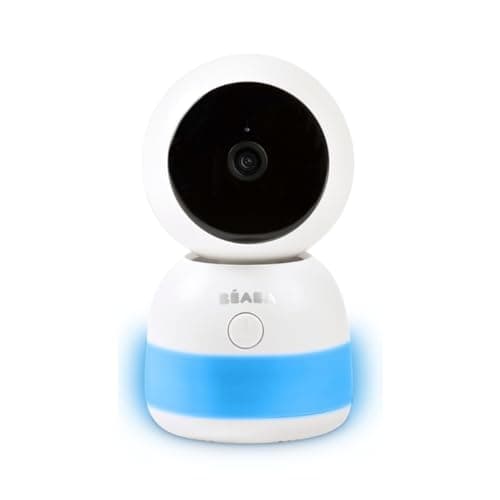 BÉABA, Additional Baby Video Camera, 360° Camera, Night Vision, Mobile App, Walkie Talkie, Lullabies, Thermometer and Humidity Control, Multiple Monitoring, Zen Night Light White - Image 2