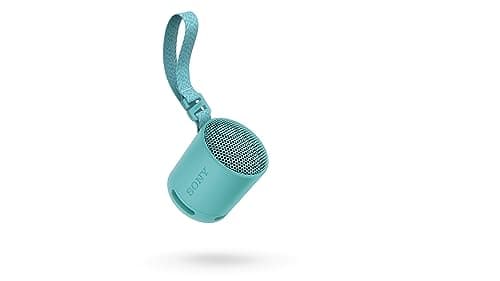 Sony SRS-XB100 - Enceinte sans Fil Bluetooth, Portable, légère, compacte, Durable, IP67, étanche à l'eau et à la poussière, Batterie 16H, dragonne Polyvalente, appels Mains Libres, Bleu Mers du Sud - Image 4