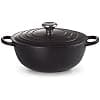 Le Creuset Signature Enamelled Cast Iron Stock Pot with Lid, 26 cm, Round, 4 L, 4.25 kg, Matte Black, 21114260000430 - Image 2