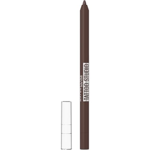 Maybelline New York - Crayon Gel Yeux Effet Tatouage - Waterproof & Tenue 36h - Tattoo Liner - Teinte : Bold Brown - Image 2