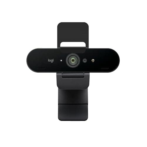 Logitech Brio 4K Webcam, Video Calls, Microphone, Anti-Parasite, HD Auto Light Correction for Microsoft Teams, Zoom, Google Voice, Google Meet, PC/Mac/Laptop/Macbook – Graphite - Image 2
