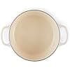 Le Creuset Signature Enamelled Cast Iron Casserole with Lid, Ø 24 cm, Round, 4.2 L, 4.3 kg, Shell pink, 21177247774430 - Image 4