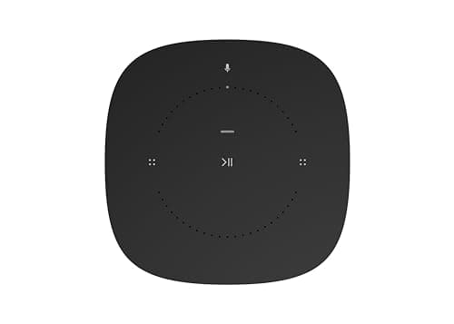 Sonos One - Enceinte sans Fil - Multiroom WiFi - Air Play 2 - Assistant Google et Amazon Alexa Intégrés - Son Clair - Interface Tactile - Noir - Image 5