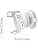 Compatible with Amazon Echo Pop Holder, Echo Pop Stand, Echo Pop Stand Holder, No Screws Needed, Speaker Accessories (Echo Pop, White, 1 Piece) JY05 - Image 5