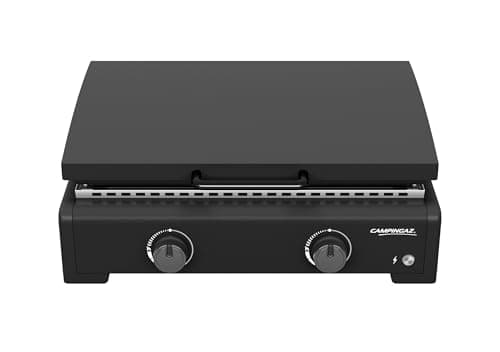 Campingaz Othello 2L Gas Griddle with Lid – Table Grill – Teppanyaki – Enamelled Steel Hob – 2 Steel Burners with BlueFlame Technology for Mediterranean Grilling - Image 4