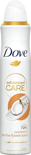 DOVE - Déodorant Femme Advanced Care Noix de coco et fleur de jasmin - Spray Anti-transpirant - Soin des aisselles quotidien - 72h de protection - 1200ml (6x200ml) - Image 5
