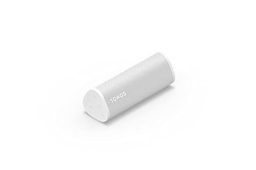 Sonos Roam 2 | Enceinte Nomade légère et étanche avec Bluetooth, Wi-FI, 10 Heures d'autonomie et contrôle Vocal pour la Maison et l'extérieur - Blanc - Image 4
