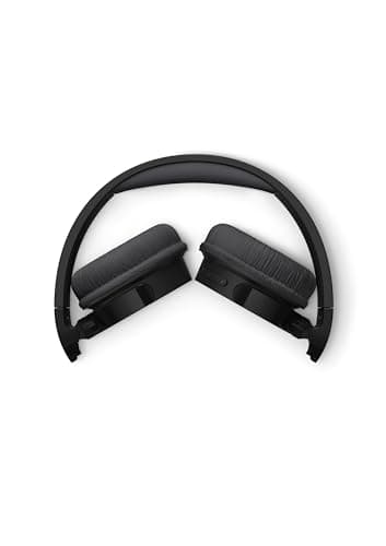 Philips TAH3209BK Casque sans Fil Supra-aural Bluetooth léger, Isolation phonique Passive, 25 Heures d’autonomie, Son Naturel, appels clairs, Basses dynamiques, Recharge en 2 Heures Via USB-C - Noir - Image 4