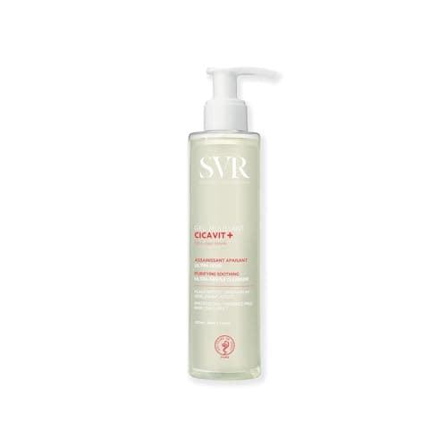 SVR - Cicavit+ Gel Moussant - Nettoyant assainissant apaisant ultra-doux - Pour peaux irritées, abîmées, fragilisées - Sans parfum, sans savon, 89% d'origine naturelle - 200 ml - Image 2