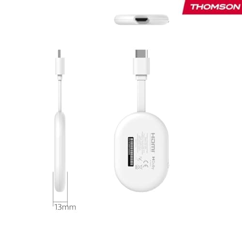 THOMSON Go Cast 150, Google TV, 4K UHD, Streaming Dongle, Voice Control, Google Cast, Dolby Atmos, Dolby Digital Plus, Wi-FI, Power Supply, 2 GB RAM, 8 GB Storage - Image 4