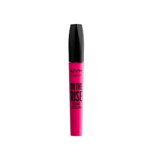 NYX Professional Makeup On The Rise Volume Liftscara, Mascara Volume Instantané, Brosse Sablier Élastomère, Formule Vegan, 10 ml, Couleur : Noir Mat - Image 2