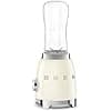 Smeg, Mini-Blender PBF00CREU, 2 Speed Levels, Safety Motor Lock, 1 x 600 ml Bottle Included, Non-Slip Base, Integrated Cord Holder, 300 W, Cream - Image 6