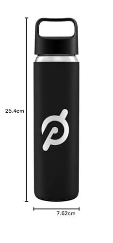 Peloton Glass Water Bottle | 16 oz Bottle with Non Slip Silicone Sleeve, Easy Screw Top Opening and Easy Carry Handle - Image 8