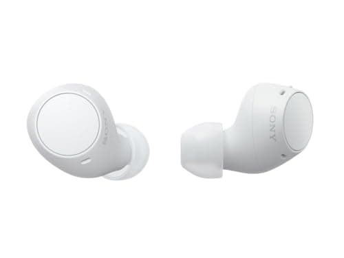 Sony WF-C510 Truly Wireless Bluetooth In-Ear Earbuds, Small, Lightweight, Multipoint Connection, Ambient Sound, IPX4, Spotify Tap, Fast Charge, Battery up to 22h, iOS and Android – White - Image 3