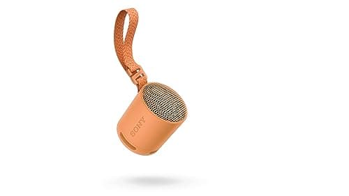 Sony SRS-XB100 - Wireless Bluetooth Speaker, Portable, Lightweight, Compact, Durable, IP67, Waterproof and Dust-proof, 16H Battery, Versatile Hand Strap, Hands-Free Calling, Coral, Orange - Image 3