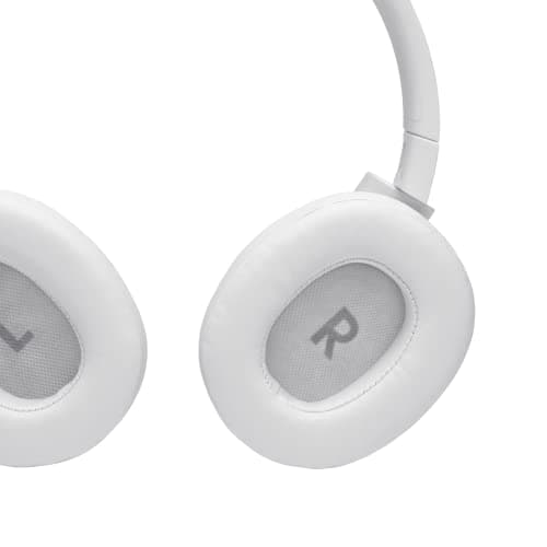 JBL Tune760NC - Active Noise Cancelling Wireless Over-Ear Headphones - JBL Pure Bass Sound - 35h Battery Life - Hands-Free Calling & Voice Control - White - Image 7