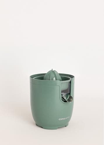 CREATE /JUICER RETRO/Sage Green Electric Citrus Juicer/Includes Two Cones, Anti-Drip System, 280ml Capacity, Easy to Use and Clean, Easy to Use and Clean, 90W - Image 7