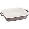 SCHOTEL RECHTH 20 x 16 – 1.1 L GRIJS CERAMIC BY STAUB 40511-866 - Image 3