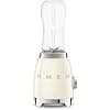 Smeg, Mini-Blender PBF00CREU, 2 Speed Levels, Safety Motor Lock, 1 x 600 ml Bottle Included, Non-Slip Base, Integrated Cord Holder, 300 W, Cream - Image 3