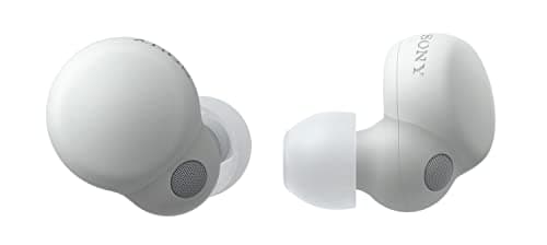 Sony WF-LS900 Écouteurs Bluetooth sans Fil à réduction du Bruit - Connexion Bluetooth Multipoint - Ultra Compact et Ultra léger - Jusqu'à 20 Heures d'autonomie avec boitier de Charge - Blanc - Image 2