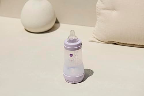 MAM Easy Start/Anti-Colic Bottle - 260 ml - Lilac - Flow 2 Teat - Image 4