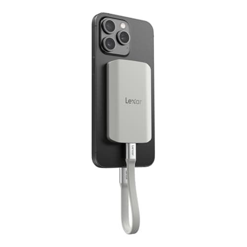 Lexar ES5 Portable Solid State Drive 2TB USB 3.2 Gen2x2 with Up to 2000MB/s Read and Write IP65 Protection Magsafe Phone SSD Compatible with Apple ProRes 4K (iPhone 15/16) and Galaxy S25 8K - Image 2