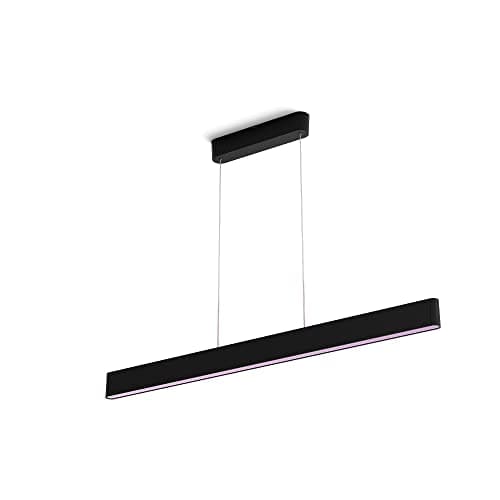 Philips Hue White & Color Ambiance ENSIS Pendant Light 2x39W Black - Pendant light with Bluetooth - Philips light compatible with Alexa, Google Assistant and Apple Homekit - Image 2