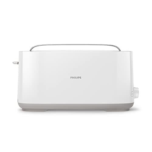 Philips Toaster - Large Slot, 8 Settings, Pastry Warmer, Defrosting, Cold Walls, Elevation, Automatic Shutdown, White (HD2590/00) - Image 2