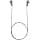 kwmobile Magnetic Strap Compatible with Samsung Galaxy Buds 3 / Soundcore P20i / Wave Beam/Fun Air Pro 4 - 80 cm Magnetic Silicone Strap for Wireless Earphones Black - Image 6