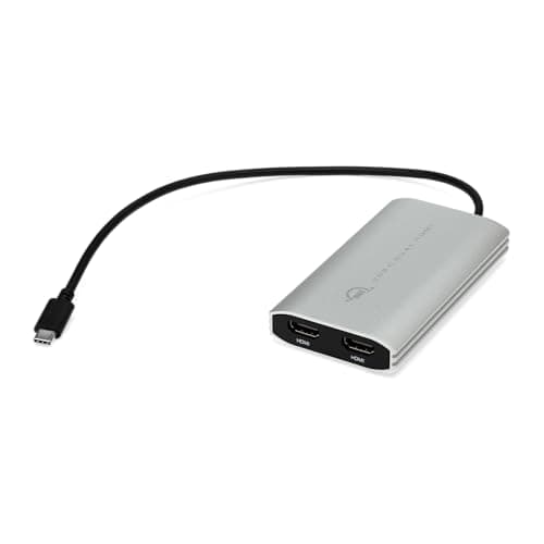 OWC USB-C Dual HDMI 4K Display Adapter with DisplayLink for Apple Mac Silicon M1 and M2 or other USB-C or Thunderbolt Mac or PC - Image 2