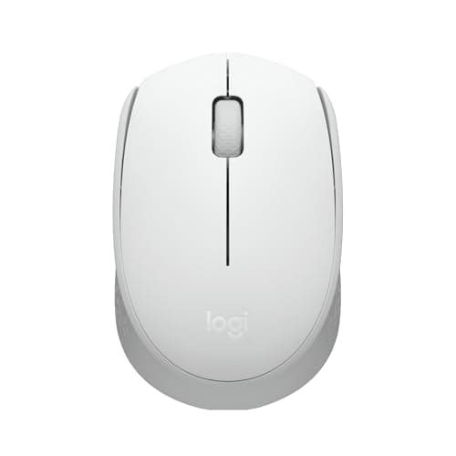 Logitech M171 Wireless Mouse for PC, Mac, Laptop, 2.4GHz with Mini USB Receiver, Optical Tracking, 12 Months Battery Life, Ambidextrous - White - Image 2