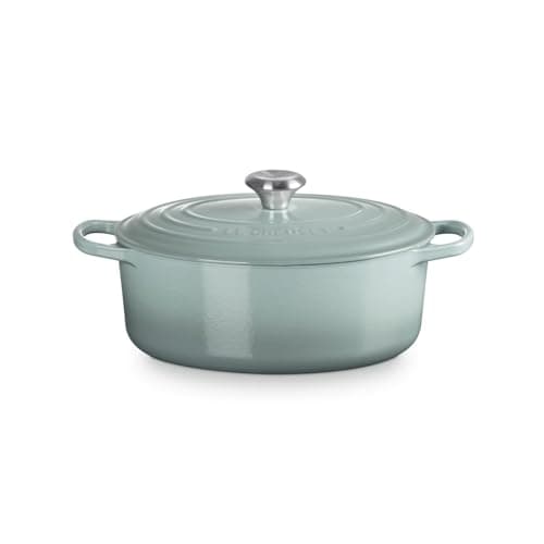 Le Creuset - Oval Casserole Evolution cm31 - Colour Sea Salt - Stainless steel knob Capacity 6.3 l. - 6/8 people - Image 2